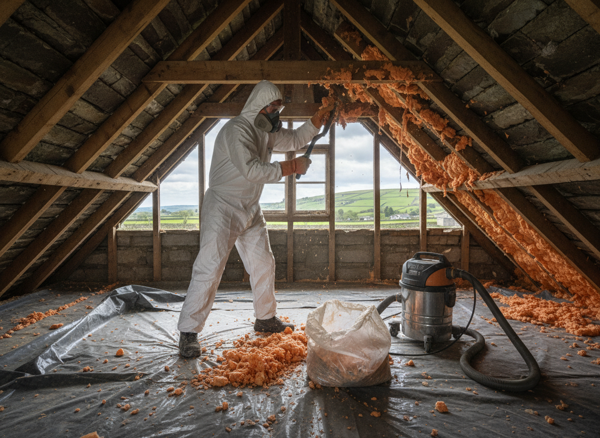 How To Safely Remove Spray Foam From Your Loft In Yorkshire